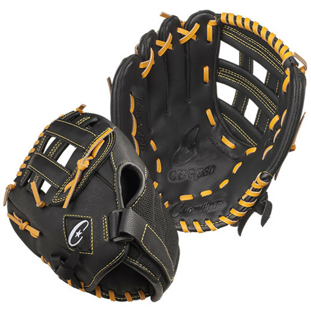 Champion Sports 10" Baseball P.E. Glove, Nylon Back/Leather Front, (Right Hand) 1 Champion Sports 10" Baseball P.E. Glove, Nylon Back/Leather Front, (Right Hand)