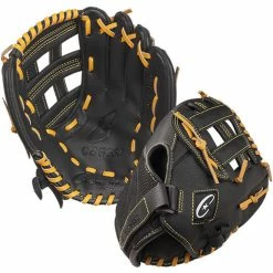 Champion Sports 10" Baseball P.E. Glove, Nylon Back/Leather Front, Regular