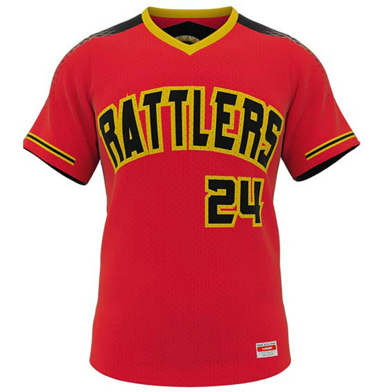 AthElite Mens Dinger Double Play Reversible Baseball Mesh Jersey