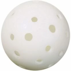 White Plastic Seamless Wiffle Ball - Baseball Size (Each)