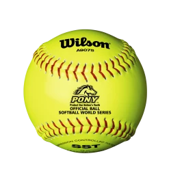 Amersports Pony League Leather Polycore Softballs