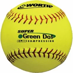 Worth 11" Super Green Dot COR44 (Yellow) Softball