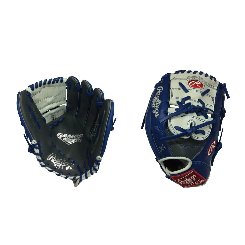 Rawlings GNP4-9GRW Gamer XLE 11.5" Royal/Graphite Baseball Glove 1 Rawlings GNP4-9GRW Gamer XLE 11.5" Royal/Graphite Baseball Glove