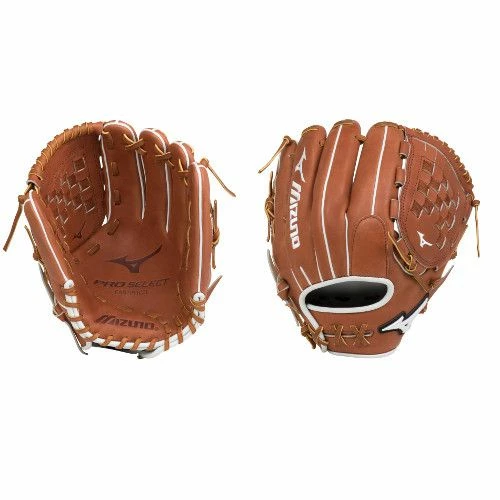 Mizuno GPSF1200 Pro Select FP 12" Brown Fastpitch Glove 1 Mizuno GPSF1200 Pro Select FP 12" Brown Fastpitch Glove