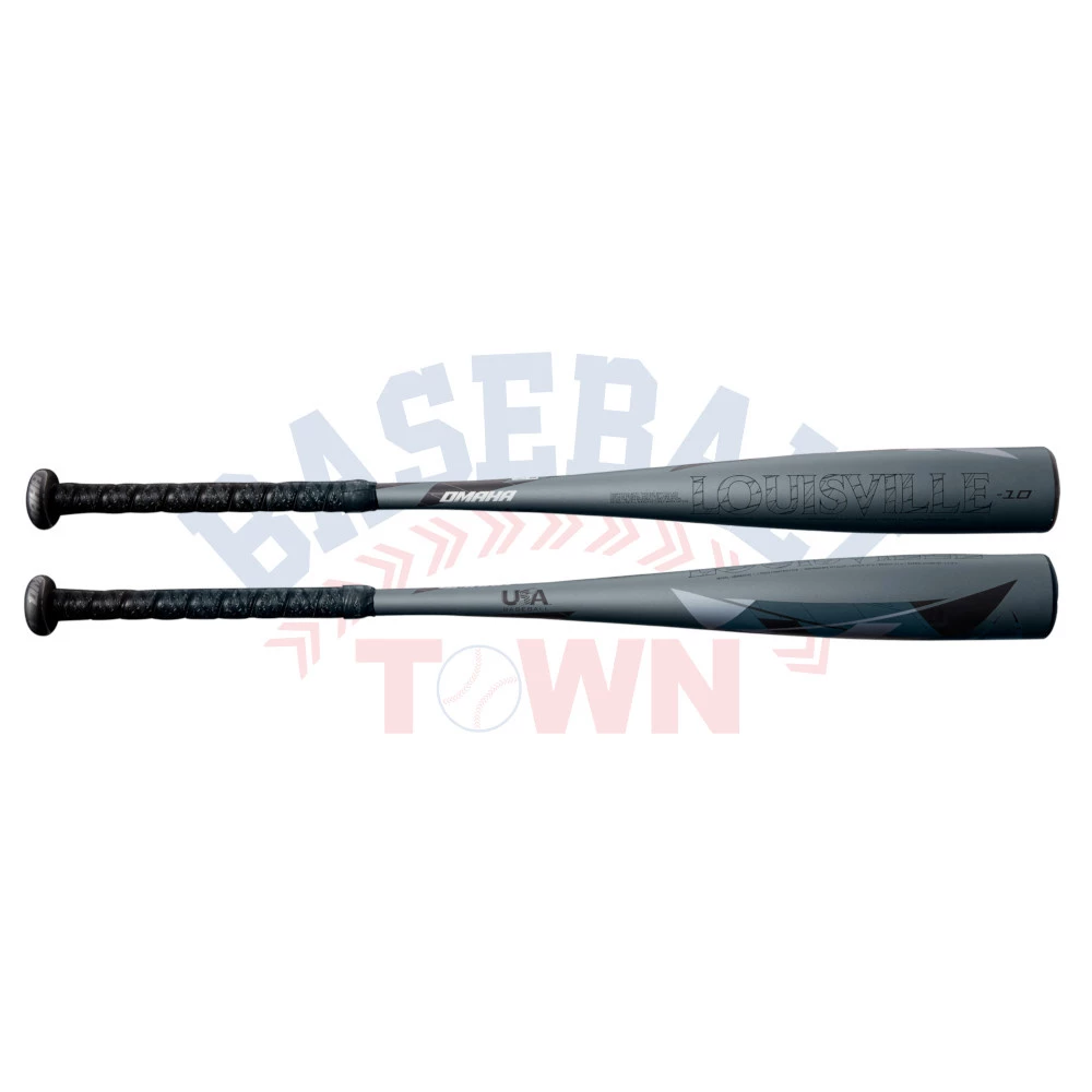 LOUISVILLE SLUGGER Omaha 2 5/8" USA Baseball Bat (-10) 1 LOUISVILLE SLUGGER Omaha 2 5/8" USA Baseball Bat (-10)