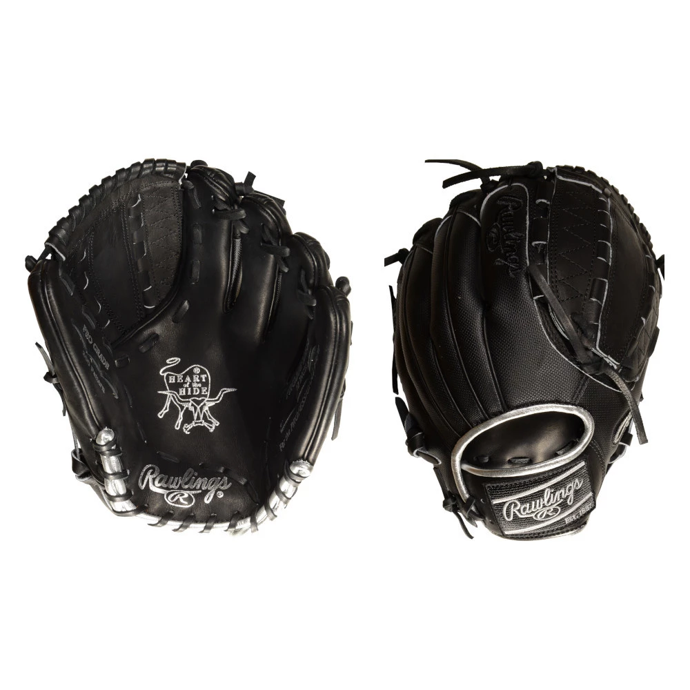 Rawlings PRO206-12BSS Heart Of The Hide Blackout 12" Baseball Glove 1 Rawlings PRO206-12BSS Heart Of The Hide Blackout 12" Baseball Glove