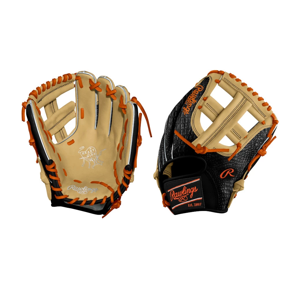 Rawlings PROFL12-BCCMO Heart Of The Hide Custom 11.75" Baseball Glove 1 Rawlings PROFL12-BCCMO Heart Of The Hide Custom 11.75" Baseball Glove