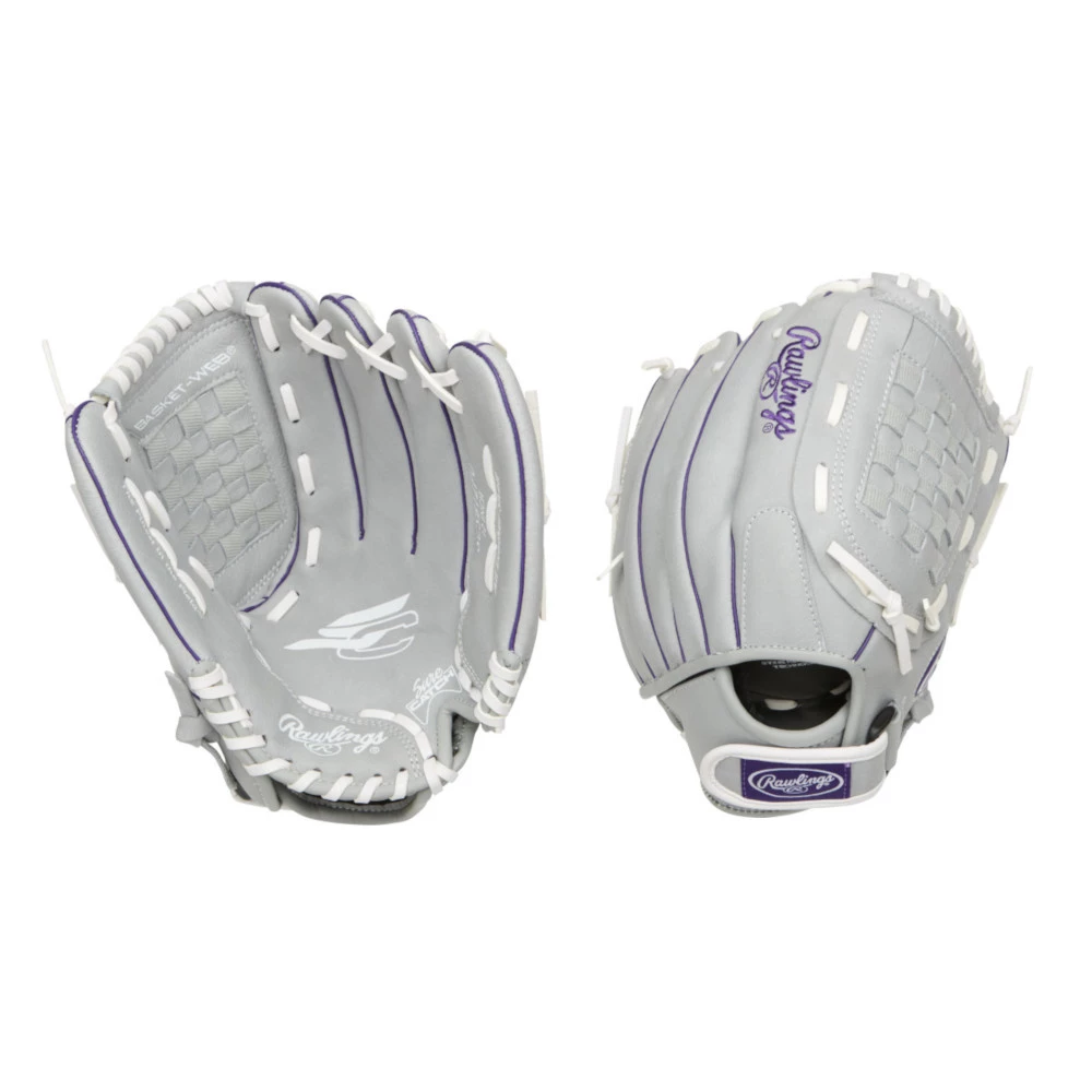 Rawlings SCSB12PU Sure Catch 12" Youth Fastpitch Glove 1 Rawlings SCSB12PU Sure Catch 12" Youth Fastpitch Glove
