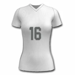 AthElite Girls Ace Short Sleeve Baseball V-Neck Jersey